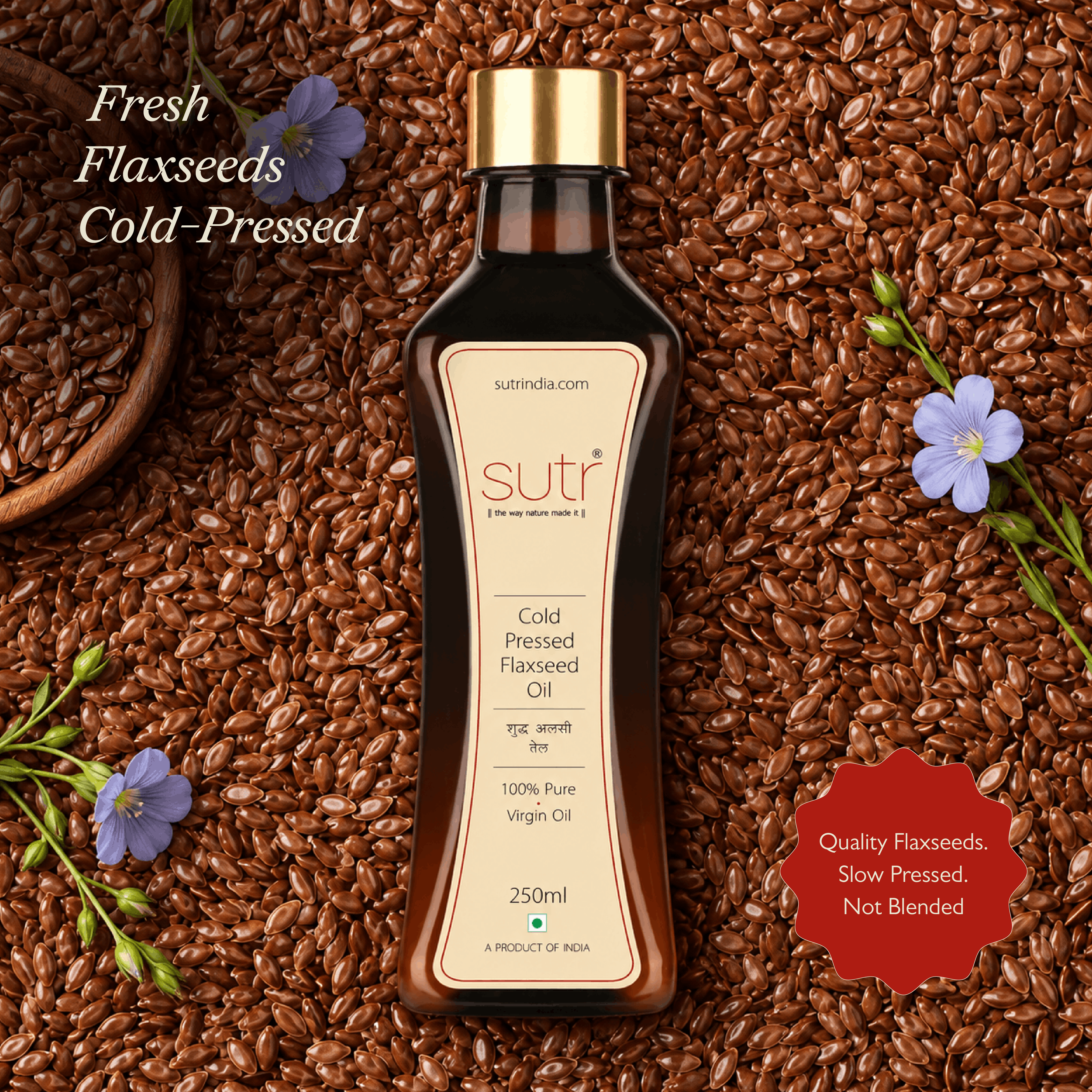 Cold Pressed Flaxseed Oil