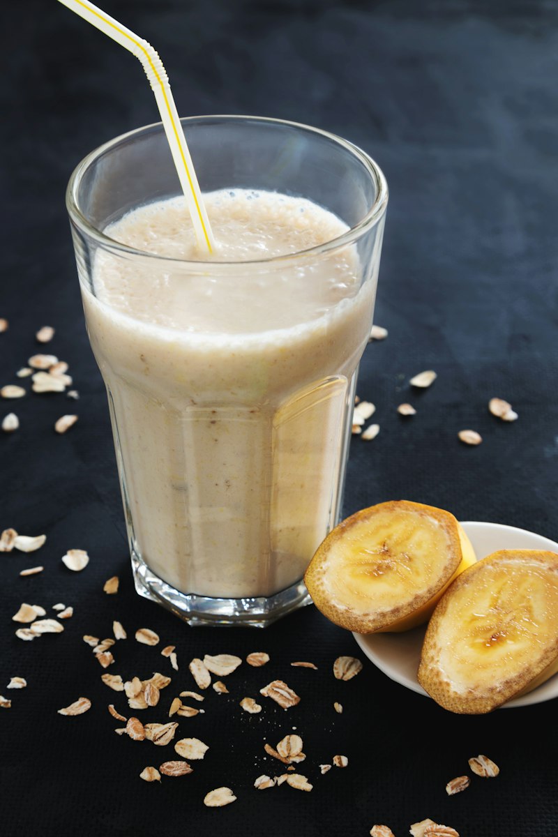 Almond Oil Banana Smoothie